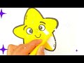 How to Draw ⭐️ step by step.Easy beautiful drawing and coloring.