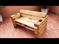 How to make DIY pallet bench - Come realizzare una panchina con pallet