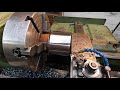 Heavy Turning in the Monarch Lathe: Bradley Power Hammer Bump Stop for Blacksmith Tools