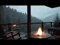 Deep Sleep in The Camping Tent On A Rainy and Massive Thunder Night  ASMR rain sounds for Relaxing