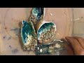How to make my oyster shell Christmas ornaments with no resin! Just Mod Podge, sand and NAIL POLISH!