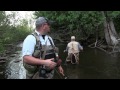 Brook Trout Fishing the Black River in Northern Michigan
