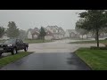 Another classic Midwest SEVERE WARNED THUNDERSTORM, August 28th, 2022