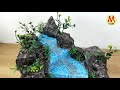 How to make amazing beautiful waterfall fountain show piece