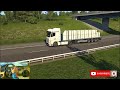 Mercedes Benz Actros 1851 4x2 | FINLANDIA | Euro Truck Simulator 2 | v1.50 | Logitech g29 gameplay