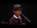 Little Big Shots | Steve Harvey and Akash Funny Spelling Bee | Season 1 2016