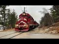 Conway Scenic Railroad: Scenes of the Snow Train (2023-24 season)