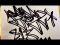 Graffiti bombing. Tags and Throwups. Rebel813 4K 2023