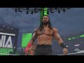 WWE 2K24 WrestleMania 40 The Rock Roman Reigns vs Seth Cody Rhodes Tag Team Match Simulation