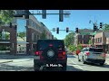 Blacksburg - Virginia - 4K Downtown Drive