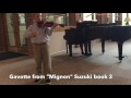 Matthew's first violin recital - Suzuki book 2