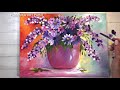 How to paint flowers and get a work of art / all the tricks and details