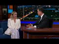 “The English” Star Emily Blunt Teaches Stephen A Proper English Curtsy