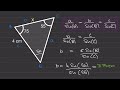 Using Sin And Cosine Rule To Find X