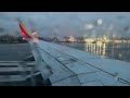 Rainy DCA Takeoff - Southwest Airlines - Boeing 737-700 - Takeoff from Washington DC