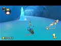Mario kart 8 deluxe rosalina (biker outfit) gameplay in 3DS Rosalina’s Ice World
