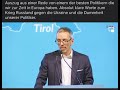 Politiker in Tirol redet Klartext zum Ukraine Krieg. 🤢🤮Kontrast zu grüner Ideologie in Deutschland.