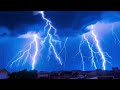 ⚡ Powerful Thunderstorm Rain Sounds for Sleeping  Relaxing Rain, Thunder & Lightning at Night