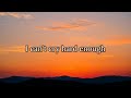 Can't Cry Hard Enough - Williams Brothers (Lyrics)