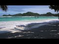 Olas relajantes en la playa de la isla Seychelles ideal  para estudiar, meditar y dormir bien.