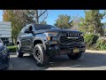 2024 TOYOTA SEQUOIA LIMITED TRD PRO GRILLE OVERFENDERS AND TUNDRA ON 37S