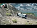 Freightliner Cascadia w/ DD15 | Santa Cruz - Oxnard | ATS Gameplay 4K + wheel cam