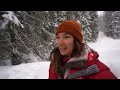 Winter Camping ALONE in my Truck's Rooftop Tent (Heavy Snow)
