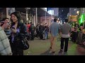 ［Hongdae 4K］Seoul Night Walk!! ~ Is it “I”??  It's more fun because it's 