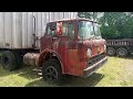 1960's Ford Diesel Truck Cabover that has been sitting for decades