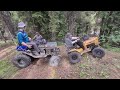 Built off-road mowers go 4x4ing in the mountains