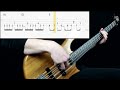 Led Zeppelin - Ramble On (Bass Cover) (Play Along Tabs In Video)