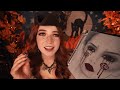 ASMR Halloween Makeup Artist (face chart tracing & personal attention)