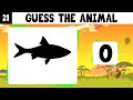 Kids Quiz : Guess the Animal from their Shadow | Brain Games | Learn about Animals Quiz for Kids
