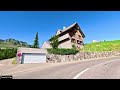 Driving in SWISS  ( AMDEN ) One of the most beautiful Village in Switzerland - 4K