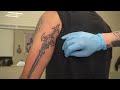 Sword tattoo timelapse