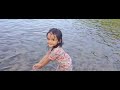 Berenang dan Bermain dilaut Sumatera seperti Mermaid |Main ombak,Liburan bersama Family| PQR Deary❤️