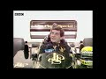 1985: Ayrton SENNA and his Lotus F1 car | Breakfast Time | Classic BBC Sport | BBC Archive