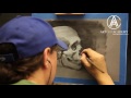 ArtCritAcademy.com Charcoal Skull Drawing Demo | David Kassan