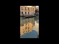 Venice Italy Canal Reflections & Gondola Passing #shorts