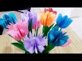 Como hacer Flores de Papel / Tulipanes / DIY / Manualidades