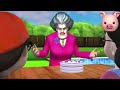 MISS T GOT HIT BY A PLANE?? | Scary Teacher 3D Gameplay Walkthrough