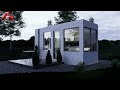 🏡 Would you live in a 12 m2 TINY HOUSE? | Minimalist MINI HOUSE 🌱