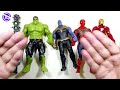 Merakit Mainan Sirenhead Vs Spider-Man Vs Thanos Vs Hulk Smash Vs Ironman
