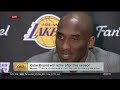 Kobe Bryant Full Press Conference On Retirement