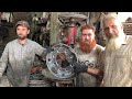 How Heavy Duty Truck Tyre Rim Plate Are Made From Old Ships Sheets || Repairing of Broken Tyre Rim |