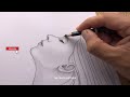 How to Draw A Girl With Beautiful Dresses || A GIrl Drawing || Girl Drawing || The Crazy Sketcher