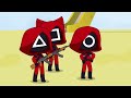 HUGGY WUGGY VERY SAD - Squid Game Challenge In Poppy Playtime - Friday Night Funkin Animation