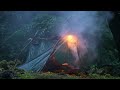 Rainstorm Camping: Relaxing Asmr Experience In Heavy Rain