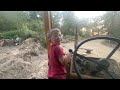 Bilbrey Drives the Backhoe for the first time at 4 years old
