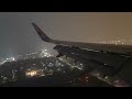 Landing during a Thunderstorm in Beijing